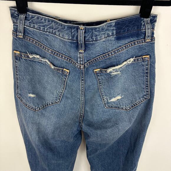 Abercrombie & Fitch Womens Annie High Rise Medium Wash Girlfriend Jeans 26, 2S - Picture 5 of 8